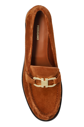 FERRAGAMO Zamatové topánky `Maryan` typu `loafers`