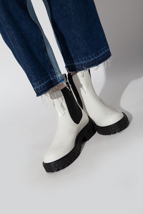 Salvatore Ferragamo ‘Varsi’ leather ankle boots