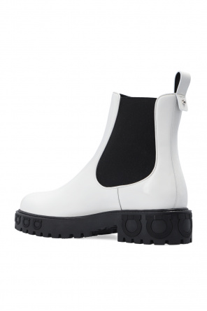 FERRAGAMO ‘Varsi’ leather ankle boots