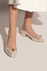 FERRAGAMO GOLD ‘Vara’ pumps