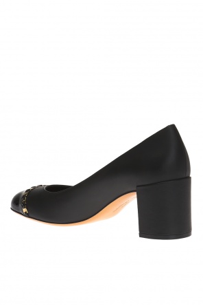 FERRAGAMO 'Avella' stack heel pumps