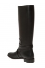 FERRAGAMO BLACK 'Sarah’ knee-length boots