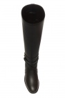 FERRAGAMO BLACK 'Sarah’ knee-length boots
