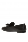 FERRAGAMO BLACK Leather loafers
