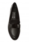 FERRAGAMO BLACK Leather loafers