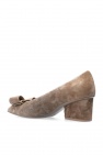 FERRAGAMO GREY ‘Viva’ pumps