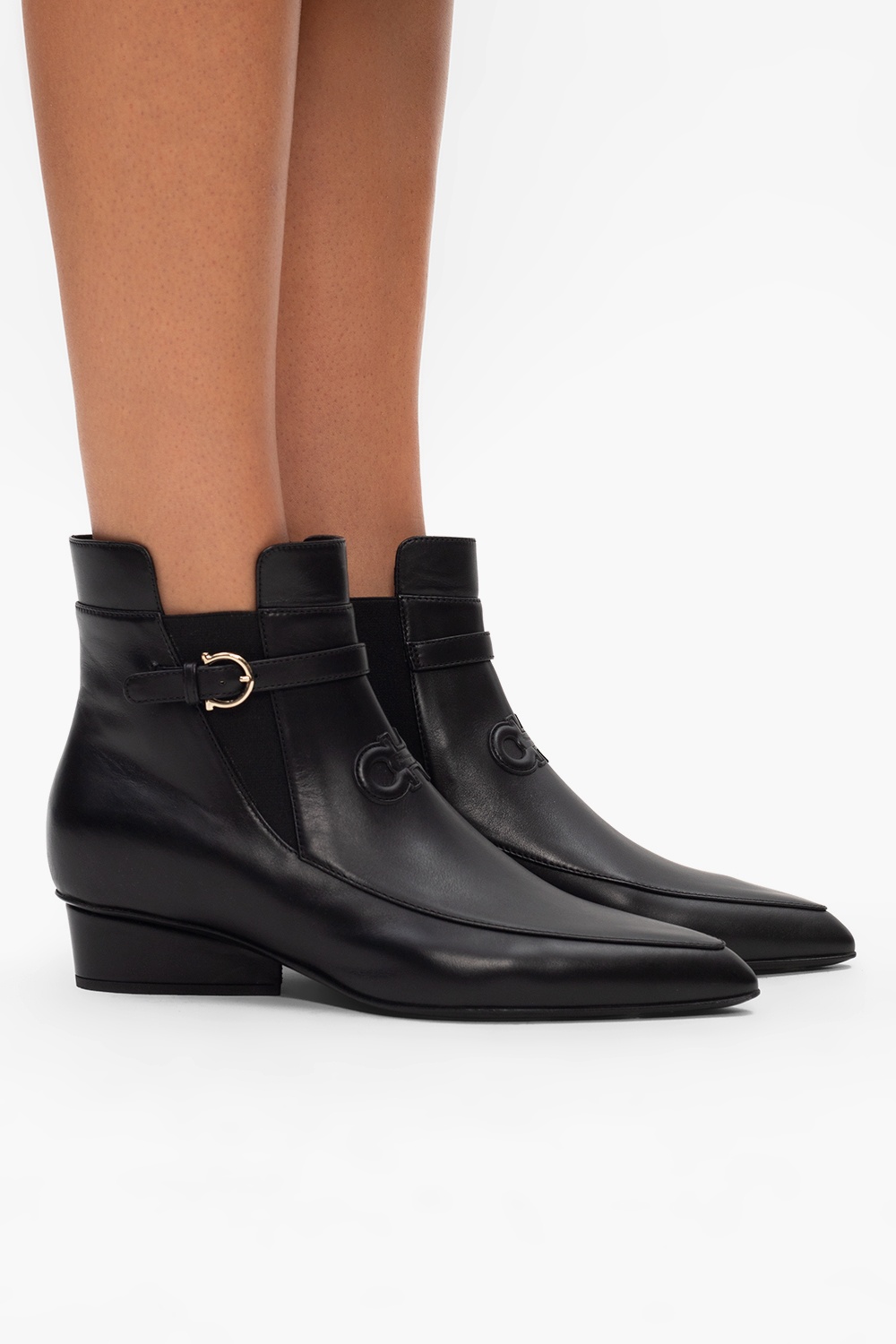 FERRAGAMO ‘Mineo’ heeled ankle boots | Women's Shoes | Vitkac