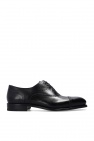FERRAGAMO BLACK 'Pizzarro' lace-up shoes