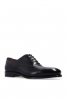 FERRAGAMO BLACK 'Pizzarro' lace-up shoes