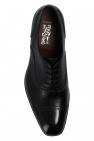 FERRAGAMO BLACK 'Pizzarro' lace-up shoes