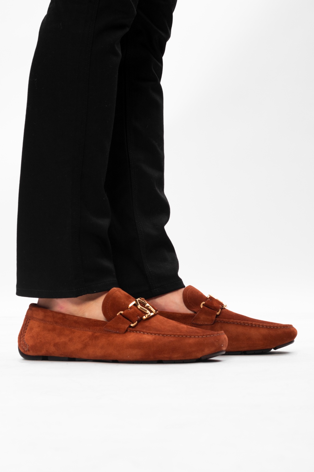 Salvatore Ferragamo ‘Peter’ suede moccasins