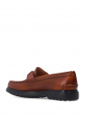 FERRAGAMO BROWN ‘Plano’ moccasins