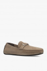 FERRAGAMO beige ‘Palinuro’ leather loafers