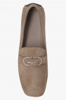 FERRAGAMO beige ‘Palinuro’ leather loafers