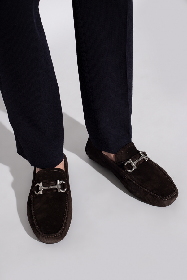 Salvatore Ferragamo ‘Parigi’ suede moccasins | Men's Shoes | Vitkac