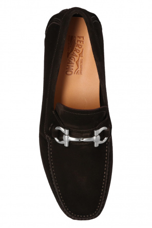 FERRAGAMO ‘Parigi’ suede moccasins