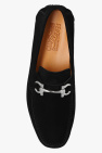 FERRAGAMO BLACK ‘Parigi’ leather shoes