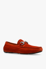FERRAGAMO ORANGE ‘Parigi’ moccasins