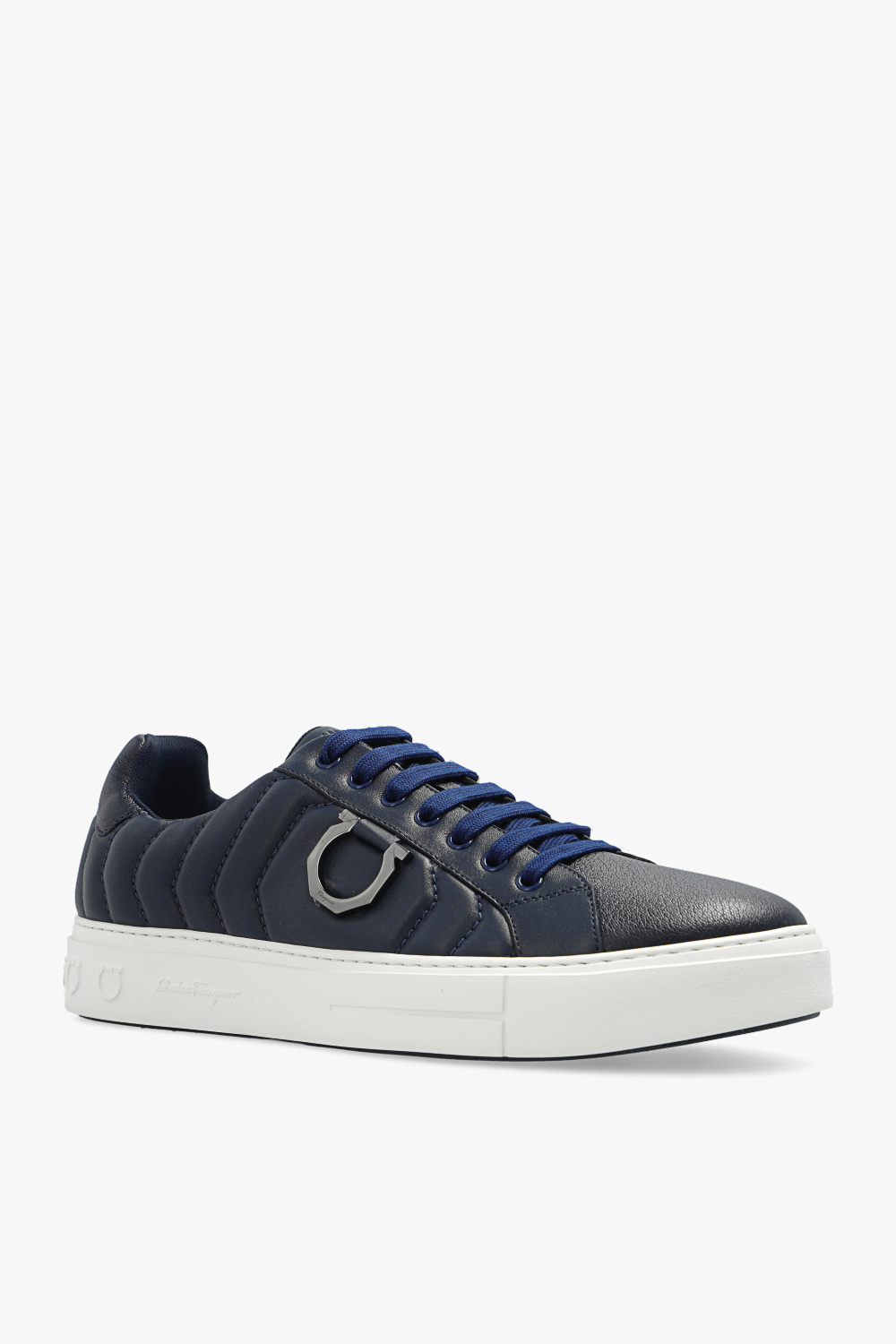 salvatore heritage-print Ferragamo ‘Laky’ sneakers