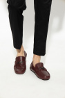 FERRAGAMO BURGUNDY ‘Lagos’ moccasins