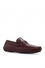 FERRAGAMO BURGUNDY ‘Lagos’ moccasins
