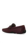 FERRAGAMO BURGUNDY ‘Lagos’ moccasins