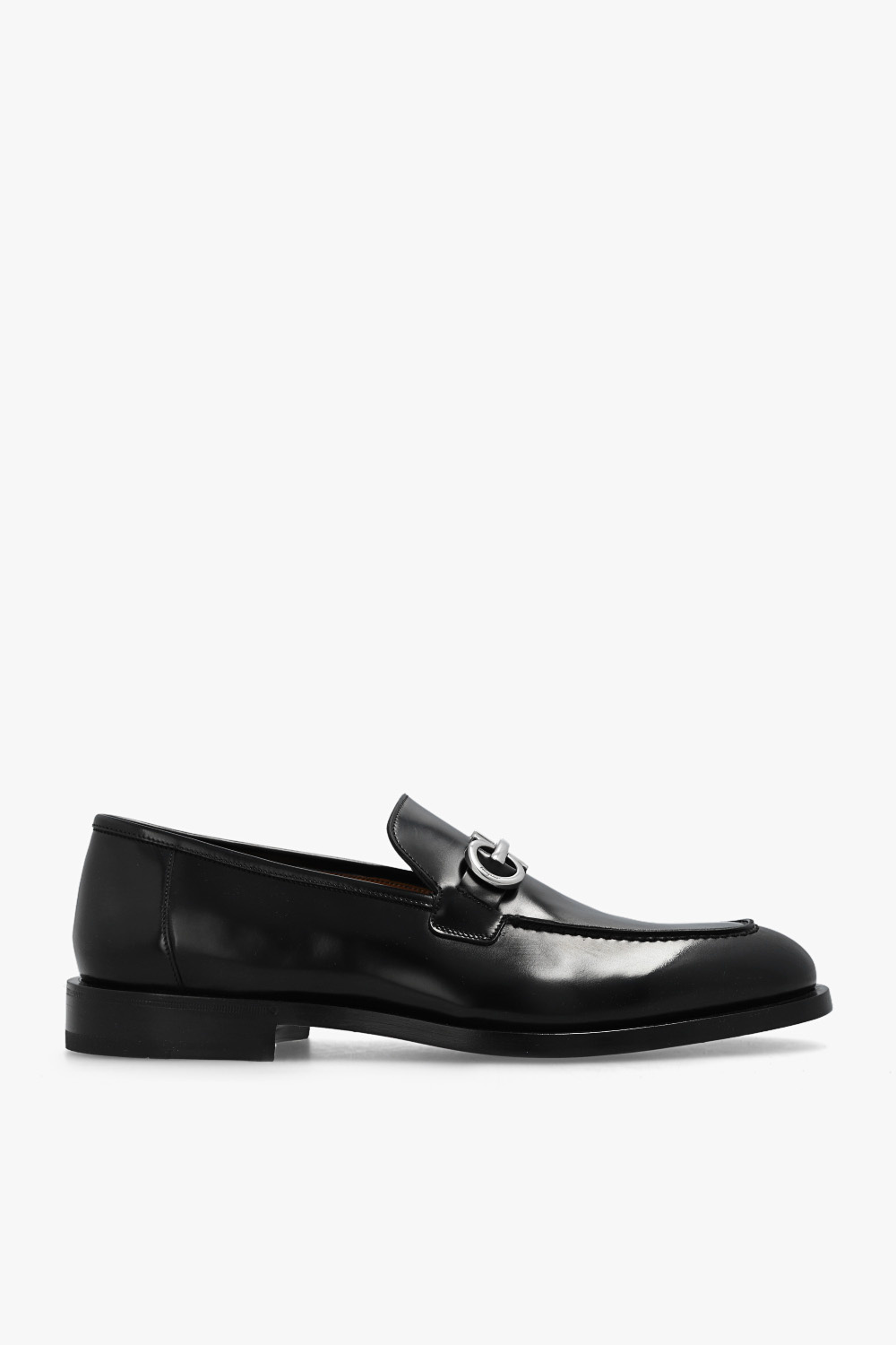 Salvatore Ferragamo Black Suede Leather Loafer Shoes Size 9