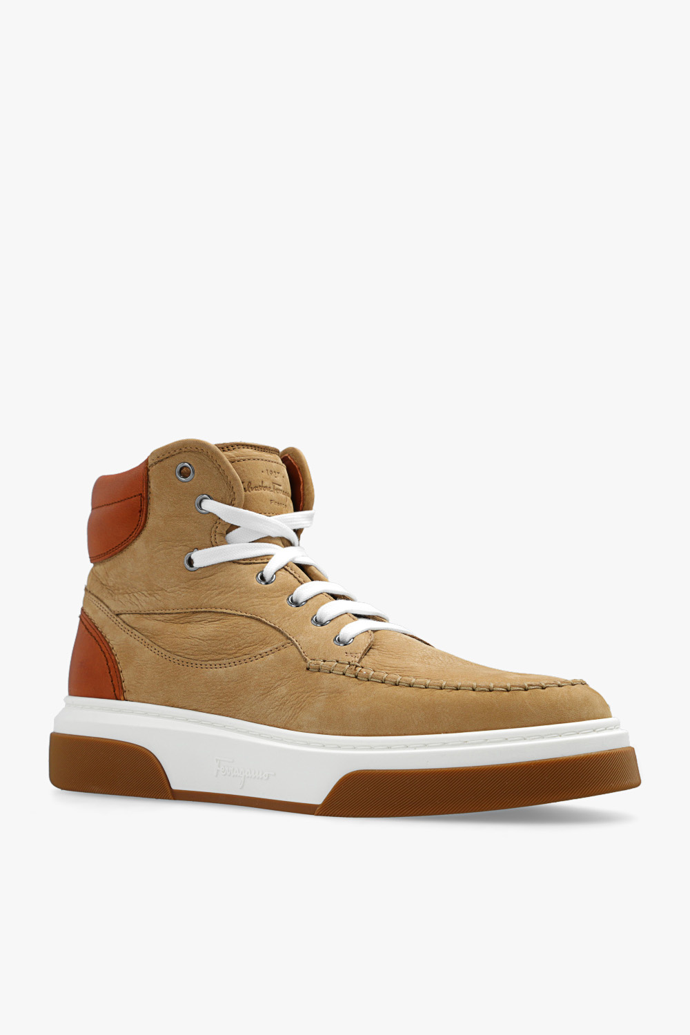ferragamo mens high top sneakers