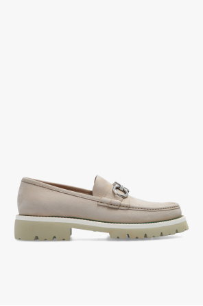 ‘bleecker 1’ leather shoes od jacquard Salvatore Ferragamo