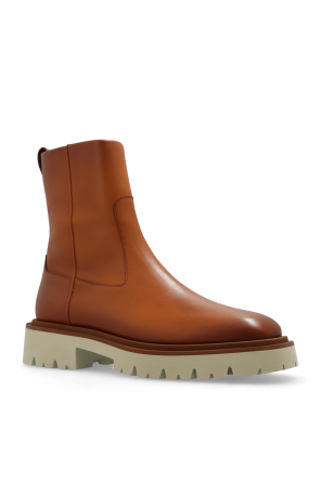 FERRAGAMO ‘Fulvio’ leather ankle boots