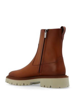 FERRAGAMO ‘Fulvio’ leather ankle boots