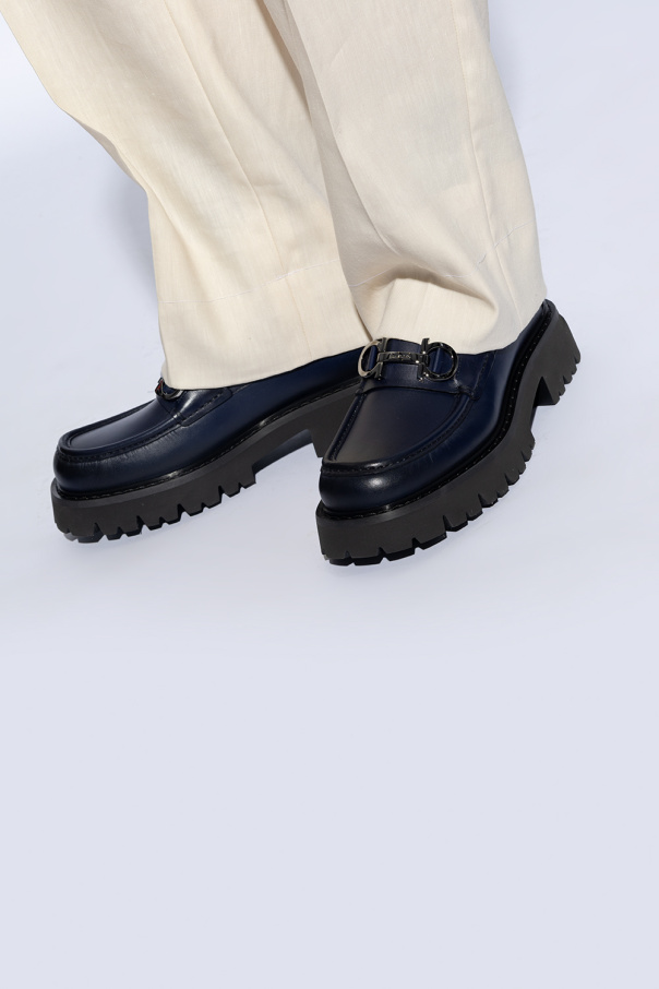 FERRAGAMO Skórzane buty ‘Florian’