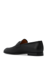 FERRAGAMO BLACK Leather loafers