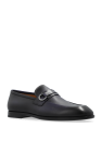 FERRAGAMO NAVY BLUE Leather shoes ‘Florio’