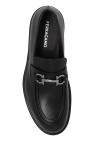 FERRAGAMO BLACK Fiorello loafers by FERRAGAMO