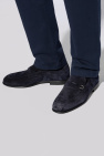 FERRAGAMO NAVY BLUE Leather shoes 'Desio'