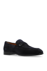 FERRAGAMO NAVY BLUE Leather shoes 'Desio'