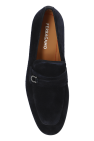 FERRAGAMO NAVY BLUE Leather shoes 'Desio'