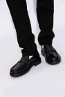 FERRAGAMO BLACK ‘Donny’ leather shoes