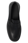 FERRAGAMO BLACK ‘Donny’ leather shoes