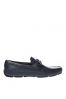 FERRAGAMO NAVY BLUE 'Parigi' moccasins