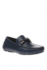 FERRAGAMO NAVY BLUE 'Parigi' moccasins