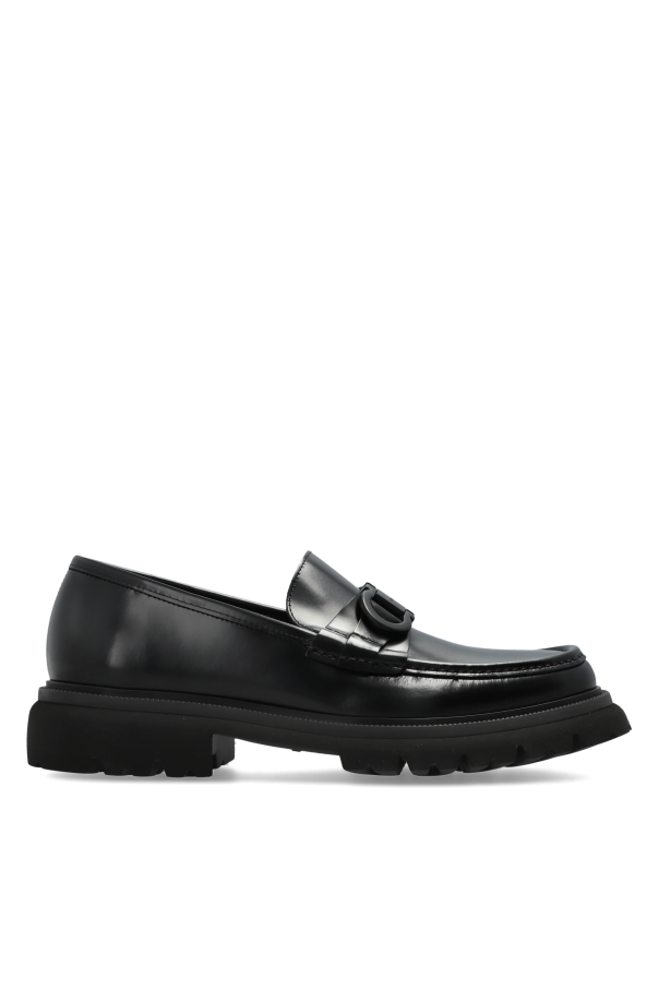 Leather `Cocoon` loafers od FERRAGAMO