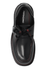 FERRAGAMO BLACK Leather shoes Cleveland