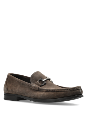 FERRAGAMO "Grandioso" suede loafers