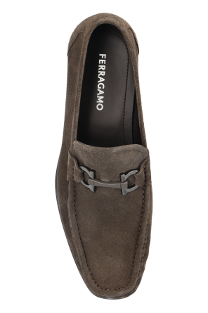 FERRAGAMO "Grandioso" suede loafers