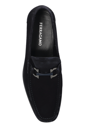 FERRAGAMO Zamschschuhe `Grandioso` vom Typ `Loafers`