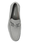 FERRAGAMO GREY Leather shoes 'Grandioso2'
