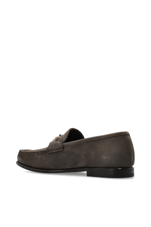 FERRAGAMO Suede 'Avril' loafers