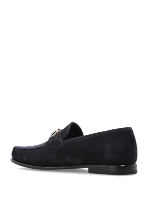FERRAGAMO "Avril" suede loafers